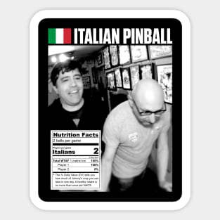 Italian Pinball Sticker